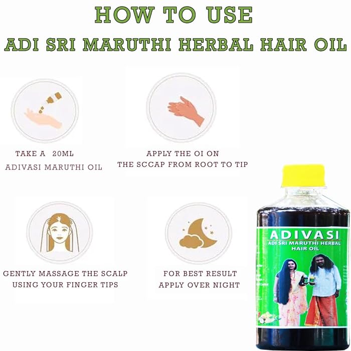 Adivasi Jeeva Sanjeevini Herbal Hair Growth oil - Ayurvedic Hair Growth oil